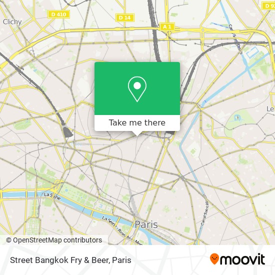 Street Bangkok Fry & Beer map