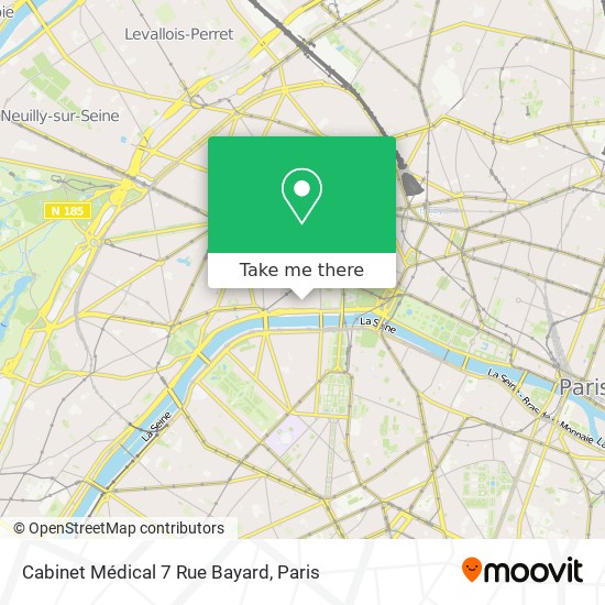 Cabinet Médical 7 Rue Bayard map