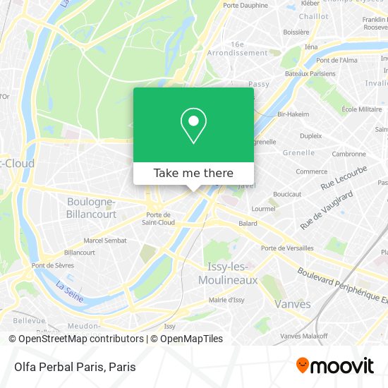 Mapa Olfa Perbal Paris
