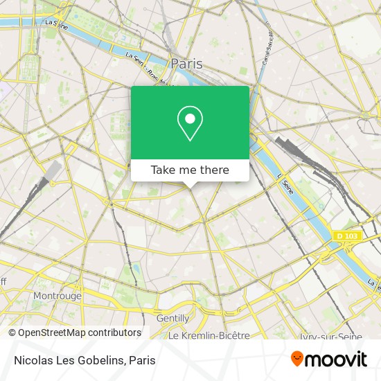 Mapa Nicolas Les Gobelins