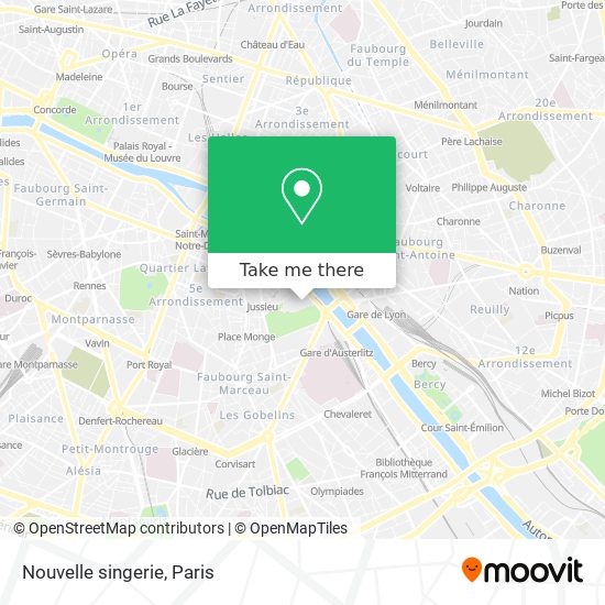 Nouvelle singerie map