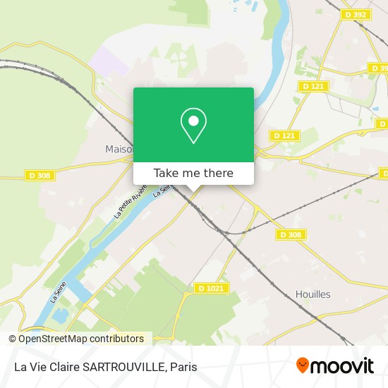Mapa La Vie Claire SARTROUVILLE