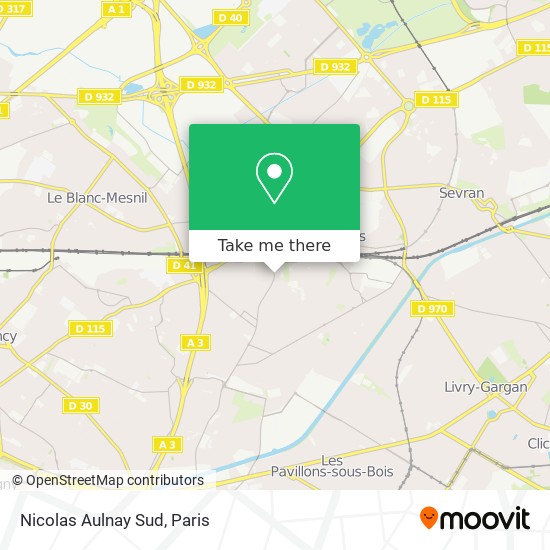 Mapa Nicolas Aulnay Sud