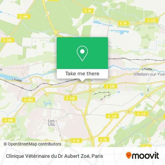 Clinique Vétérinaire du Dr Aubert Zoé map