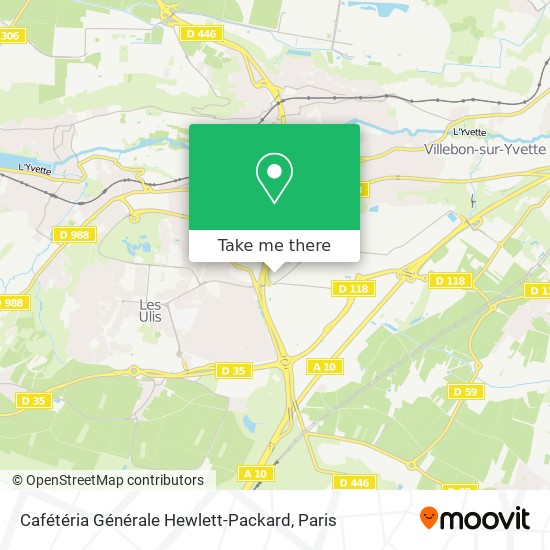 Cafétéria Générale Hewlett-Packard map