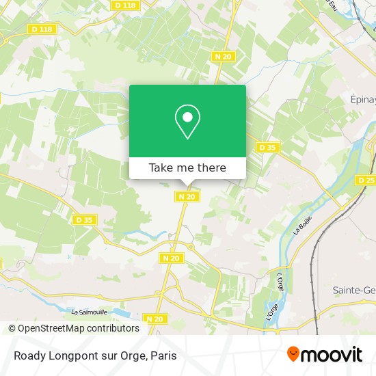 Roady Longpont sur Orge map