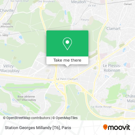 Mapa Station Georges Millandy [T6]