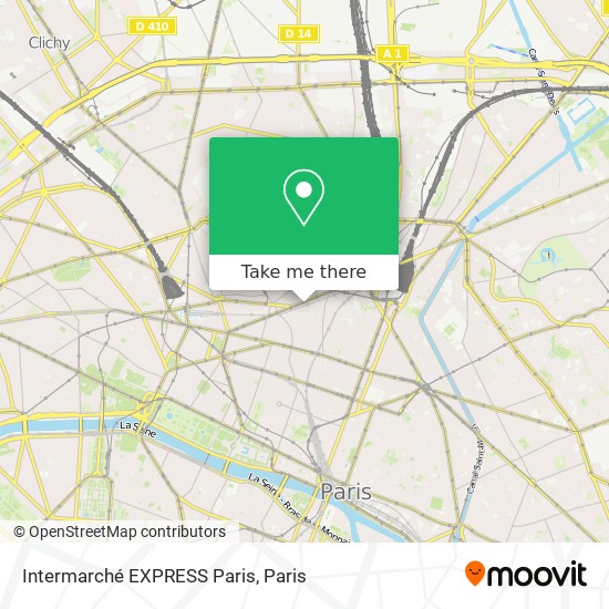 Intermarché EXPRESS Paris map