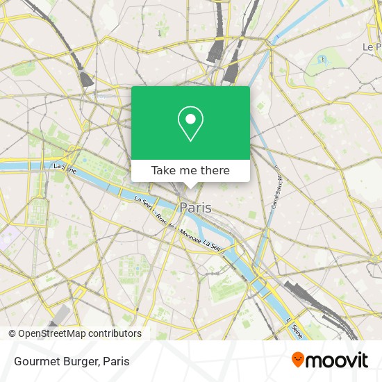 Mapa Gourmet Burger