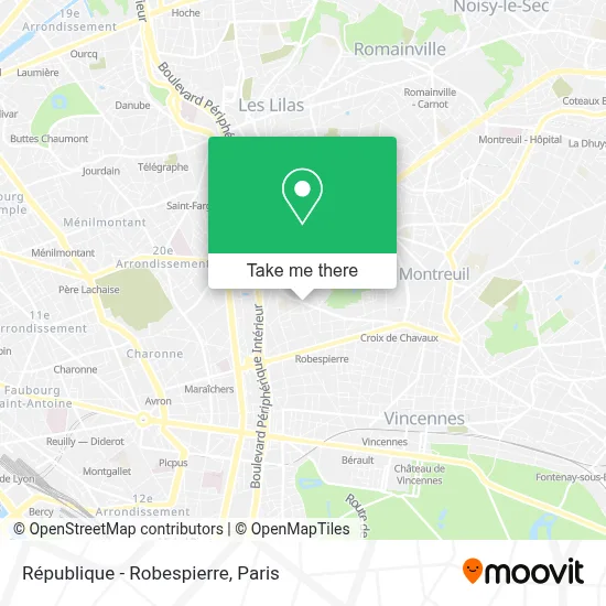 République - Robespierre map