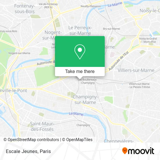 Escale Jeunes map