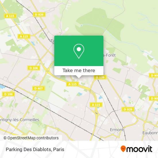 Parking Des Diablots map
