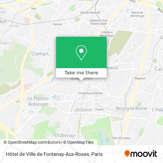Hôtel de Ville de Fontenay-Aux-Roses map