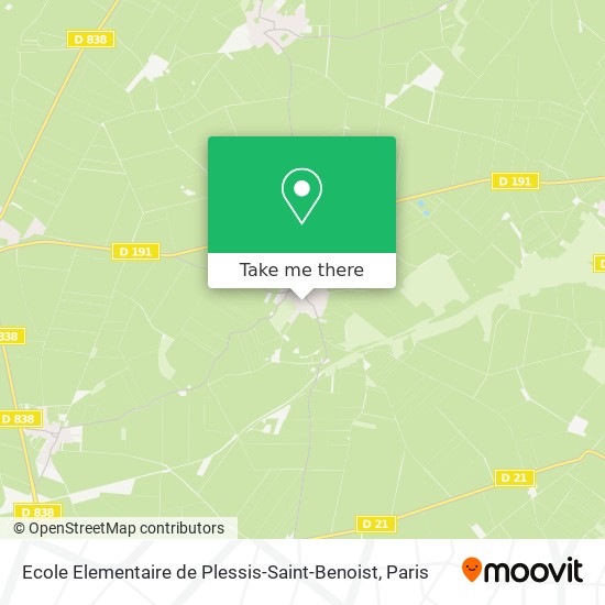 Ecole Elementaire de Plessis-Saint-Benoist map