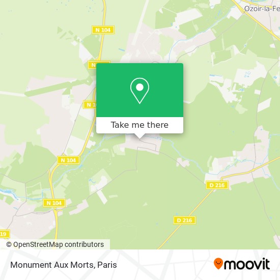 Monument Aux Morts map