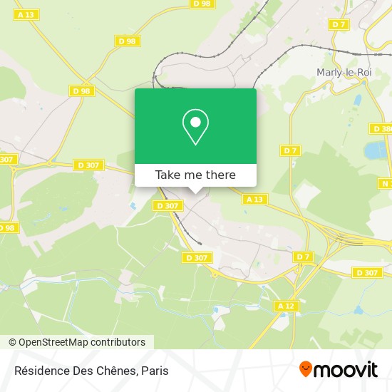 Résidence Des Chênes map
