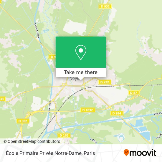 Mapa École Primaire Privée Notre-Dame