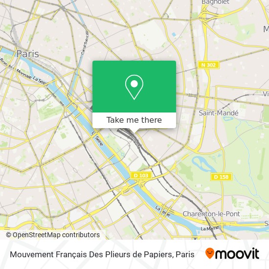 Mapa Mouvement Français Des Plieurs de Papiers