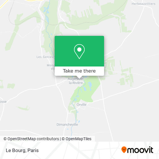 Mapa Le Bourg