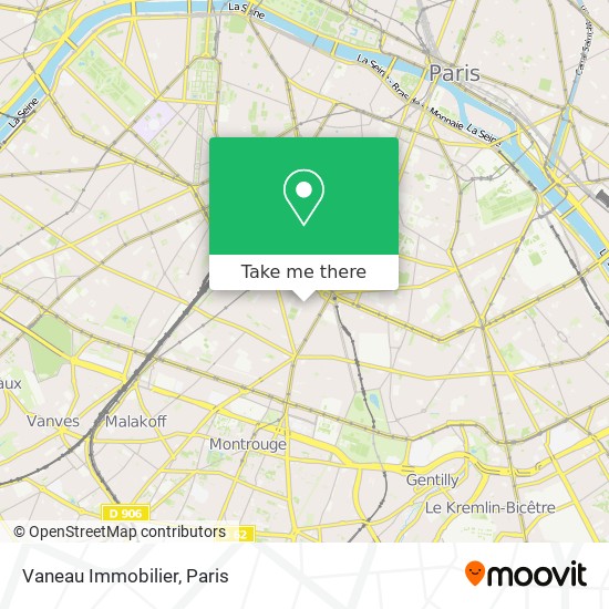 Mapa Vaneau Immobilier