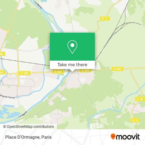 Place D'Ormagne map