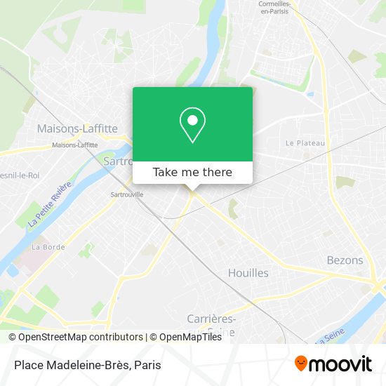 Place Madeleine-Brès map