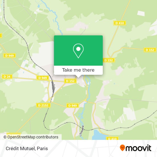 Crédit Mutuel map