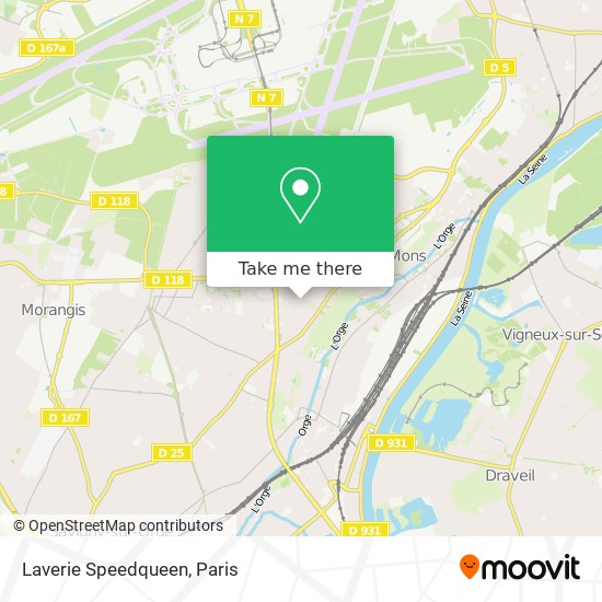 Laverie Speedqueen map