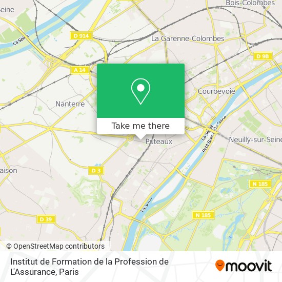 Institut de Formation de la Profession de L'Assurance map