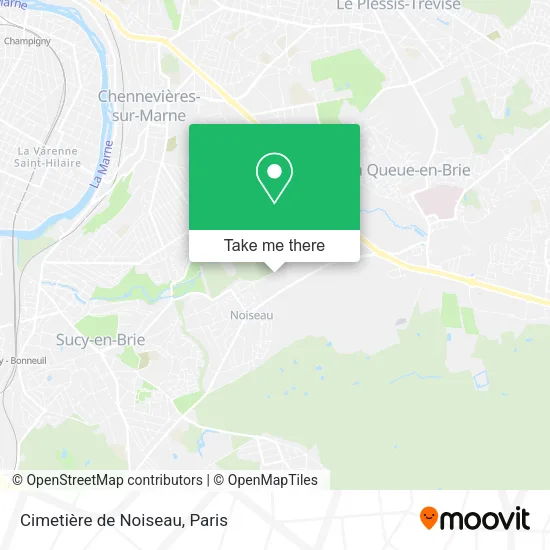 Cimetière de Noiseau map