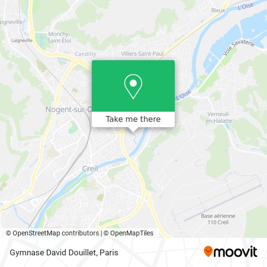 Gymnase David Douillet map