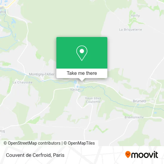 Couvent de Cerfroid map
