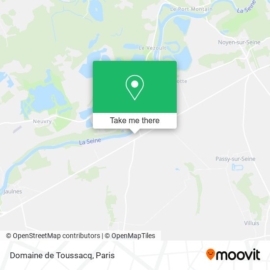 Domaine de Toussacq map