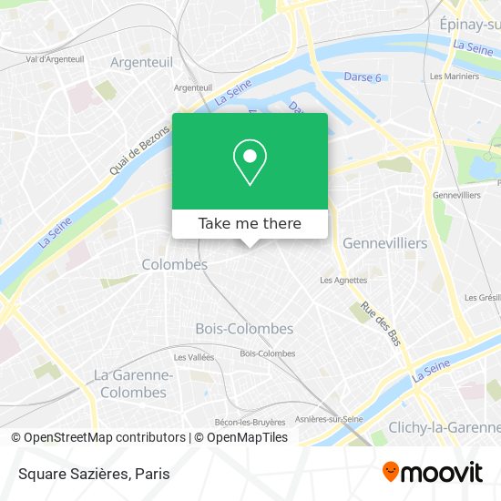Square Sazières map