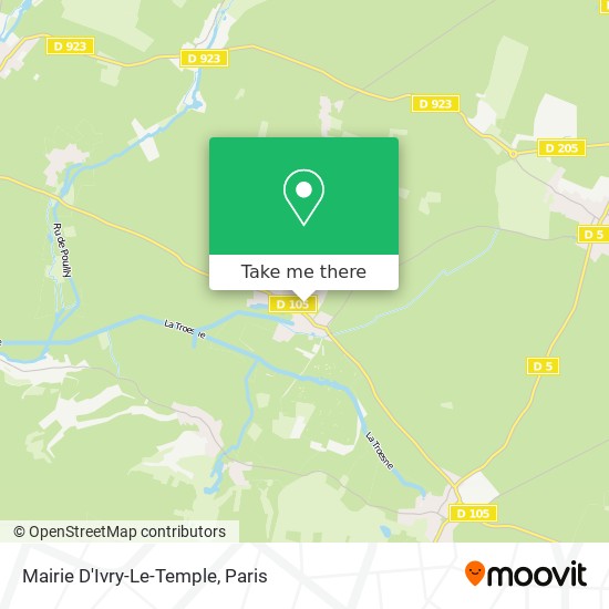 Mapa Mairie D'Ivry-Le-Temple