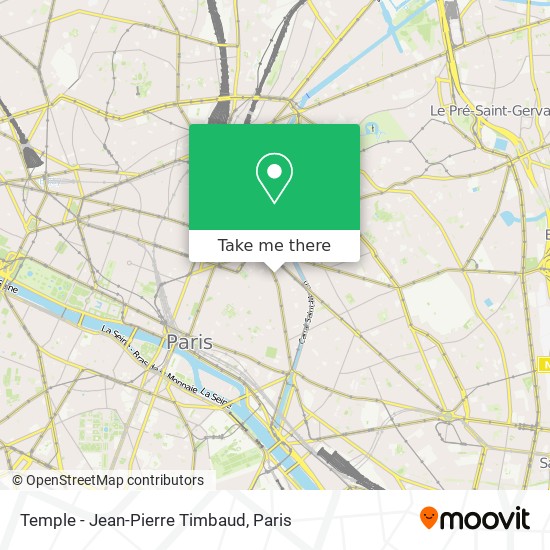 Mapa Temple - Jean-Pierre Timbaud