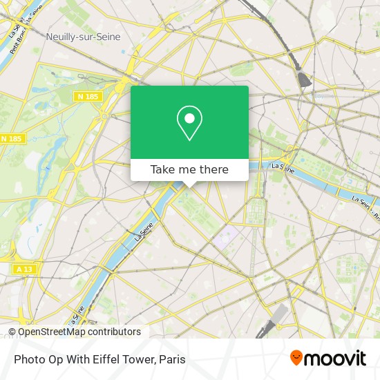 Mapa Photo Op With Eiffel Tower