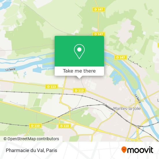 Pharmacie du Val map
