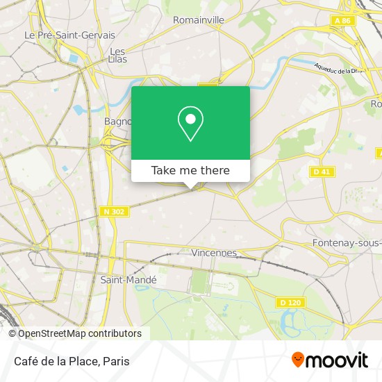 Café de la Place map