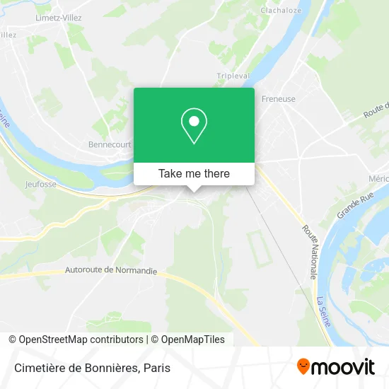 Cimetière de Bonnières map