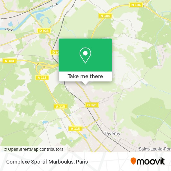 Complexe Sportif Marboulus map