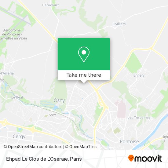 Ehpad Le Clos de L'Oseraie map