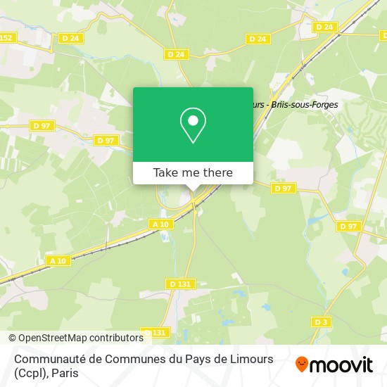 Communauté de Communes du Pays de Limours (Ccpl) map