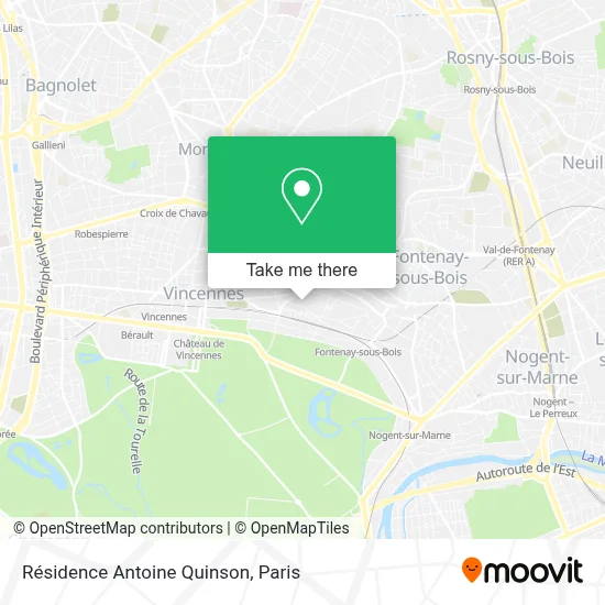 Résidence Antoine Quinson map