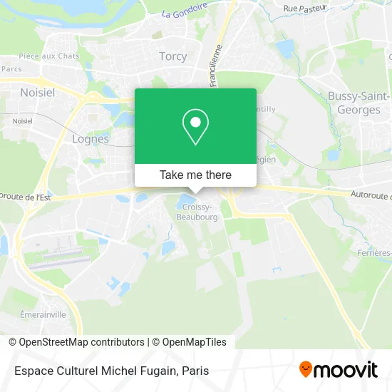 Espace Culturel Michel Fugain map