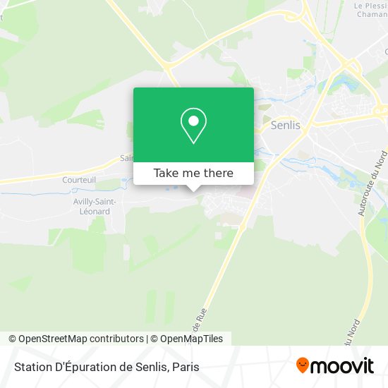 Mapa Station D'Épuration de Senlis
