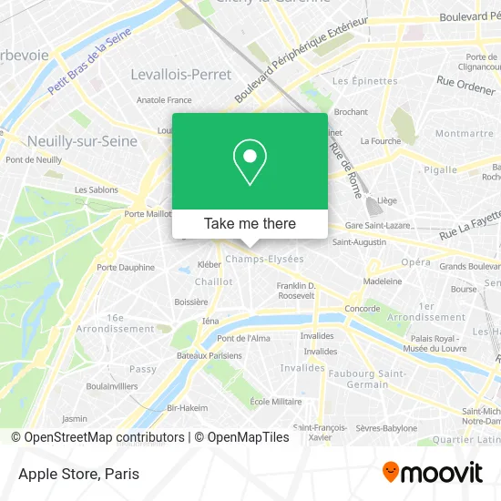 Apple Store map