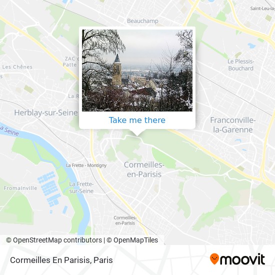 Cormeilles En Parisis map