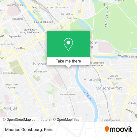 Maurice Gunsbourg map