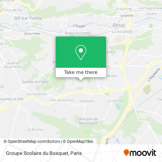 Mapa Groupe Scolaire du Bosquet